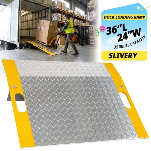 Aluminum dock plate - 24"w,
